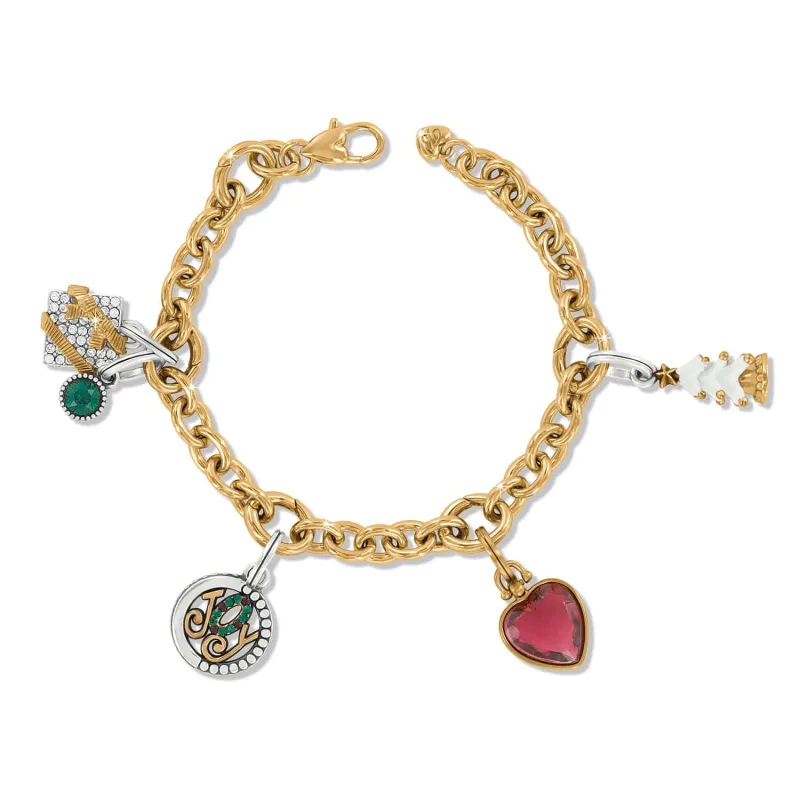 Golden Gift Charm Bracelet sold by Brighton