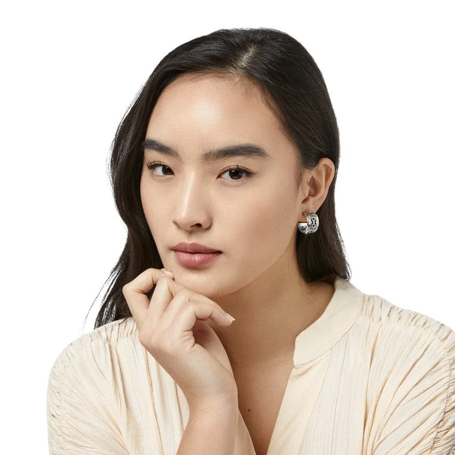 Intrigue Soiree Two Tone Hoop Earrings sold by Brighton product image thumbnail 5