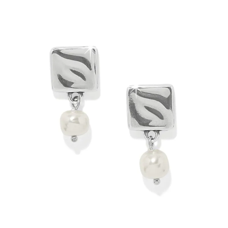 Cascade Cuadra Pearl Post Drop Earrings sold by Brighton
