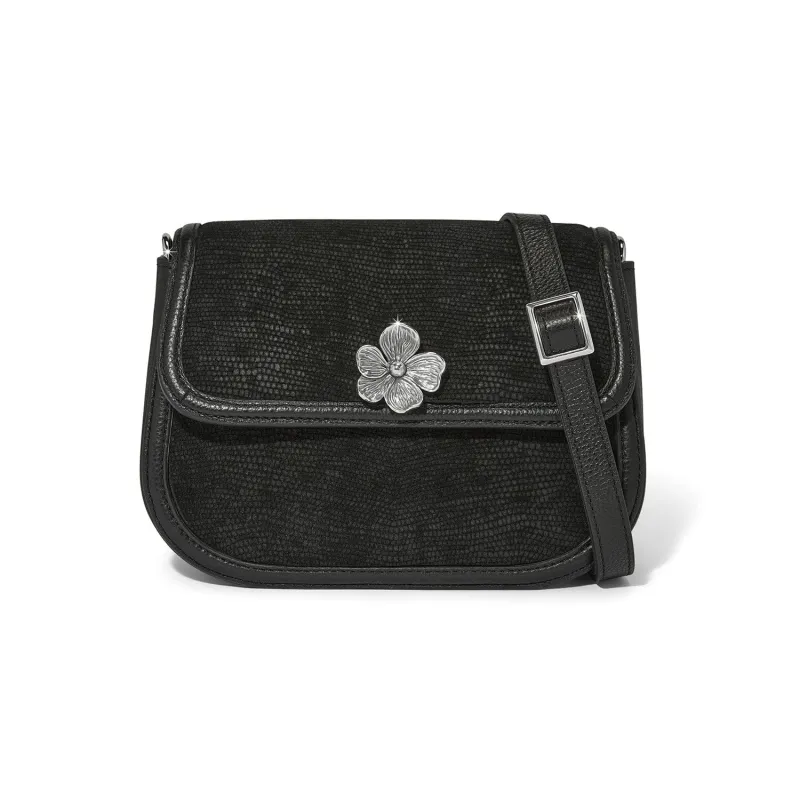 Everbloom Noir Arlo Flap Cross Body Bag sold by Brighton