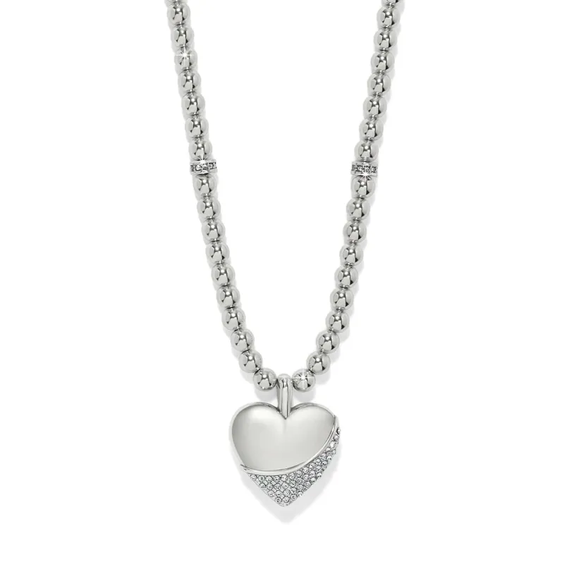 Meridian Petite Wave Heart Necklace sold by Brighton