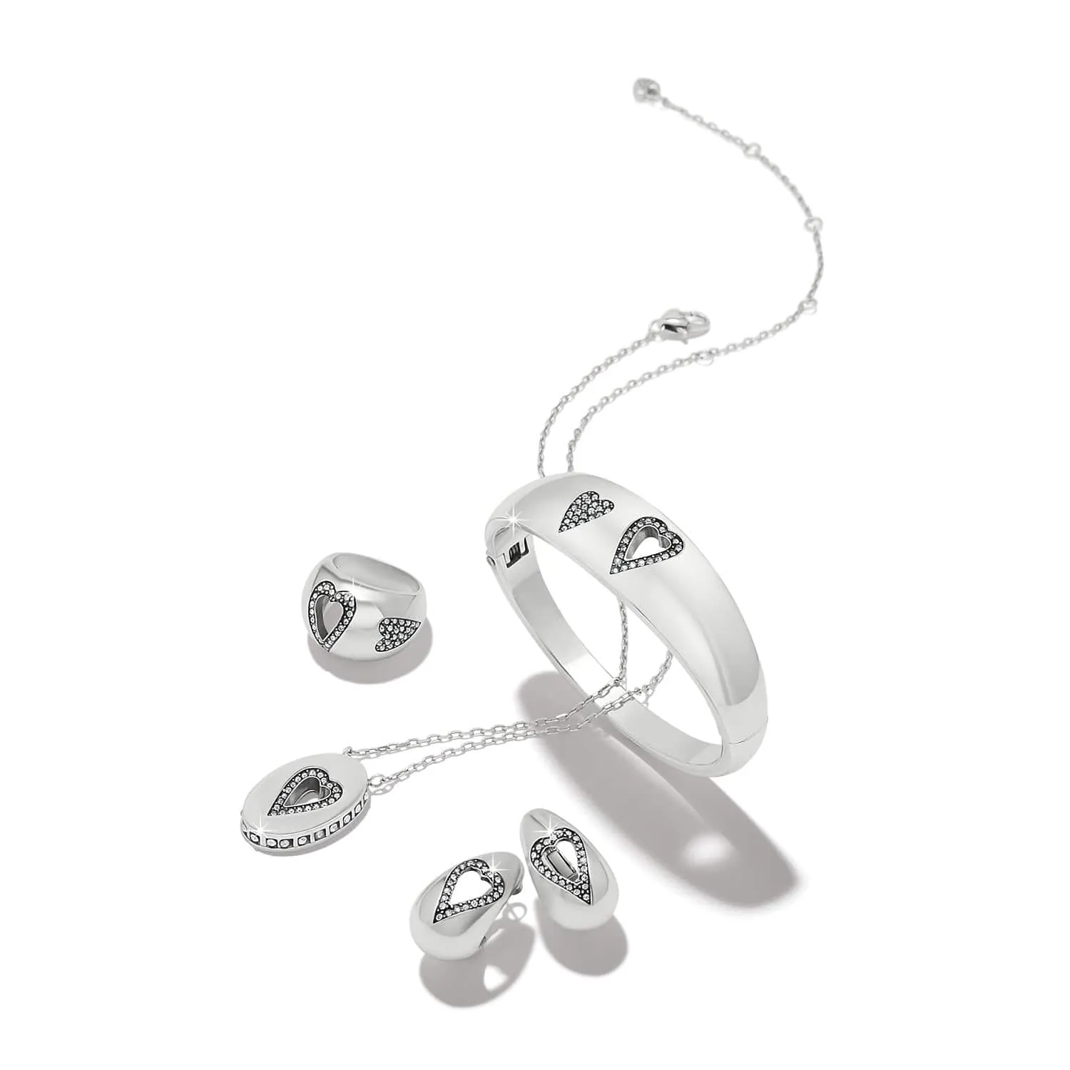 Love Messages B Simple Hoop Earrings sold by Brighton product image thumbnail 2