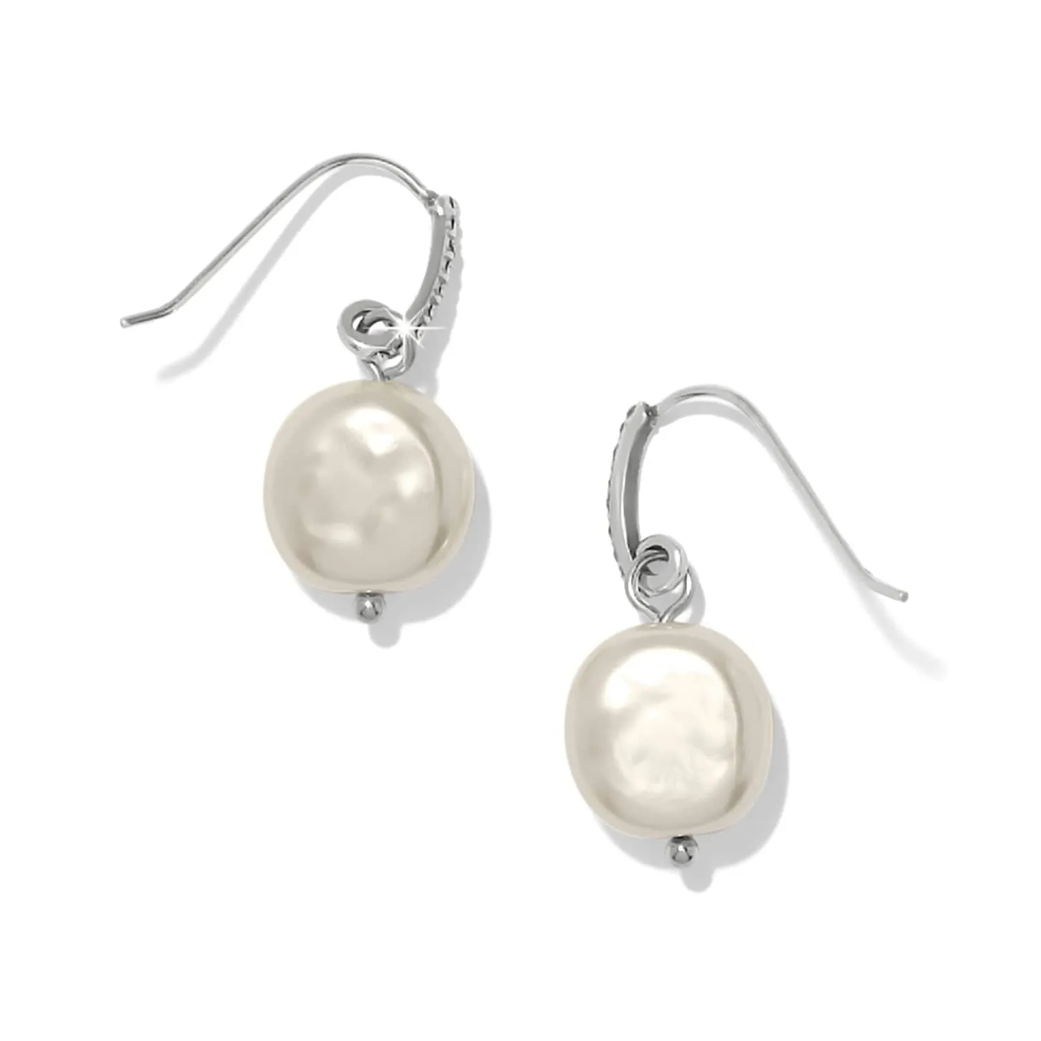 One Heart Pearl French Wire Earrings sold by Brighton product image thumbnail 2