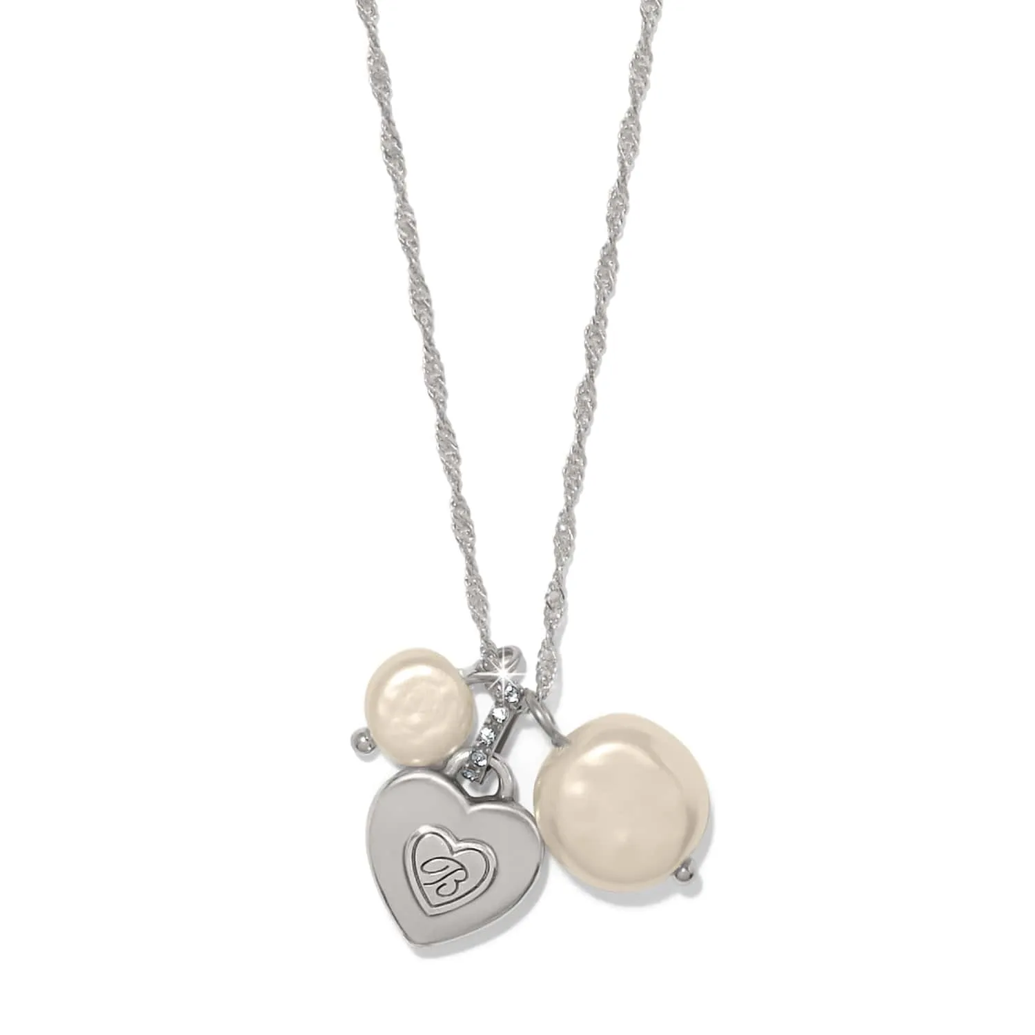 One Heart Pearl Short Necklace sold by Brighton product image thumbnail 2