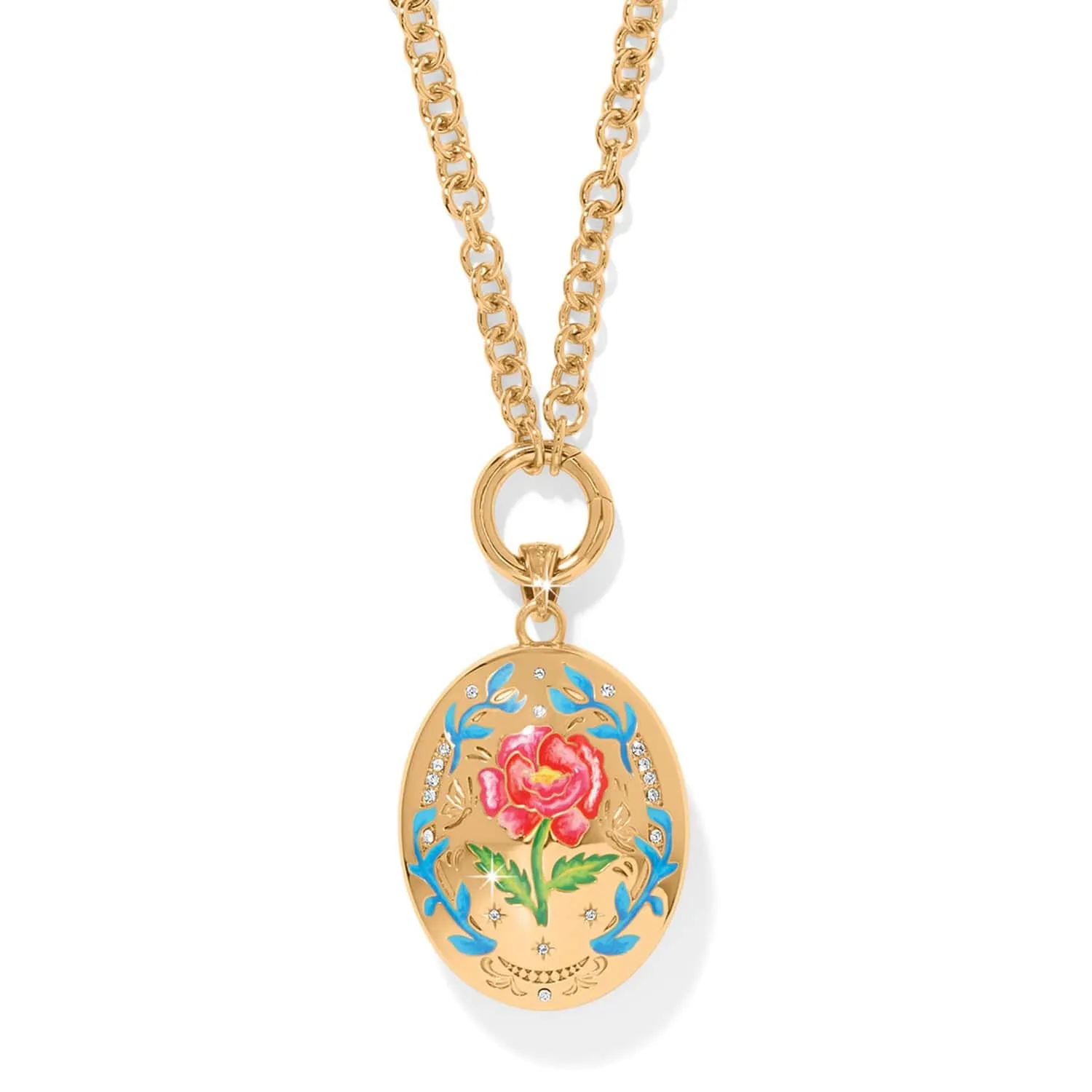Reverie Rose Locket Necklace sold by Brighton