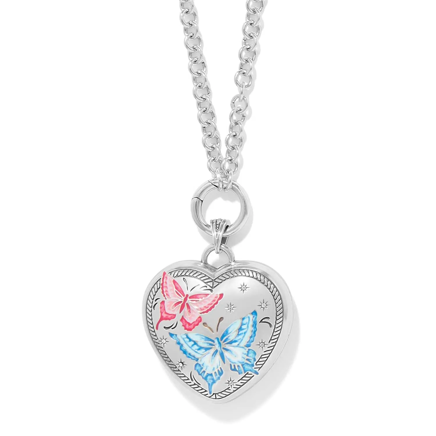 Reverie Butterfly Locket Necklace sold by Brighton