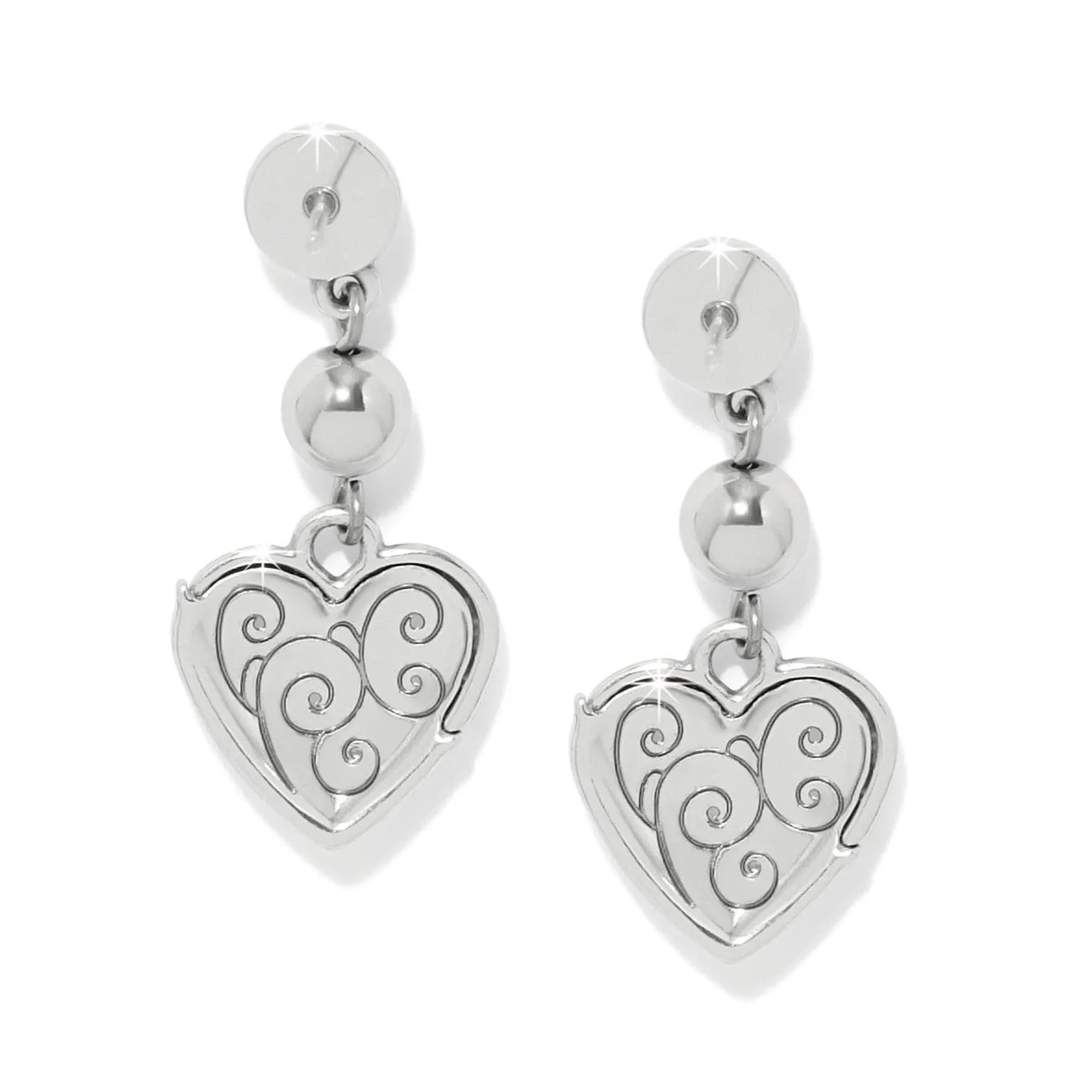 Meridian Petite Heart Wave Post Earrings sold by Brighton product image thumbnail 4
