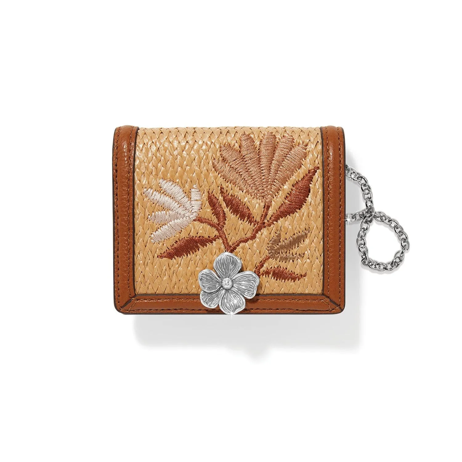 Everbloom Straw Small Wallet sold by Brighton