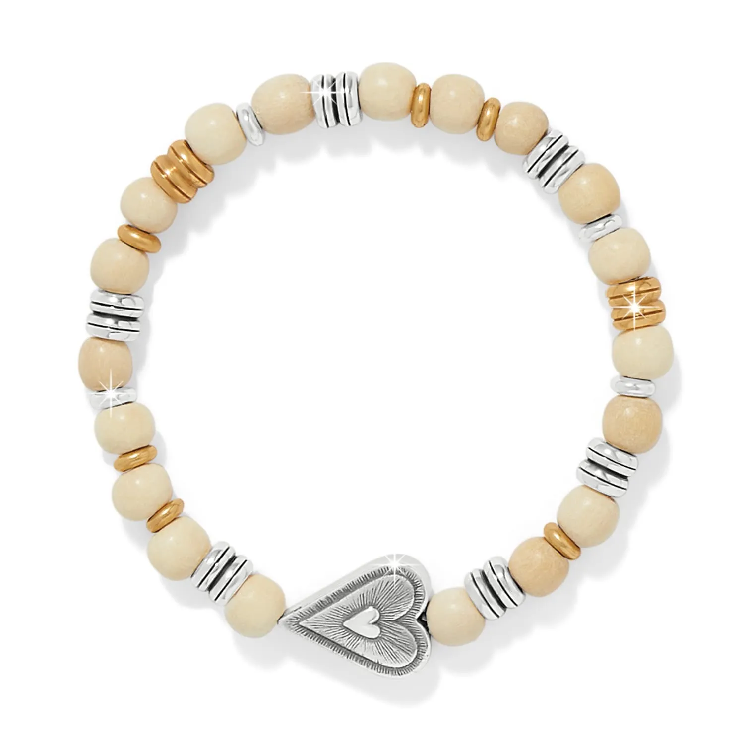 Love Messages I Am Grateful Stretch Bracelet sold by Brighton