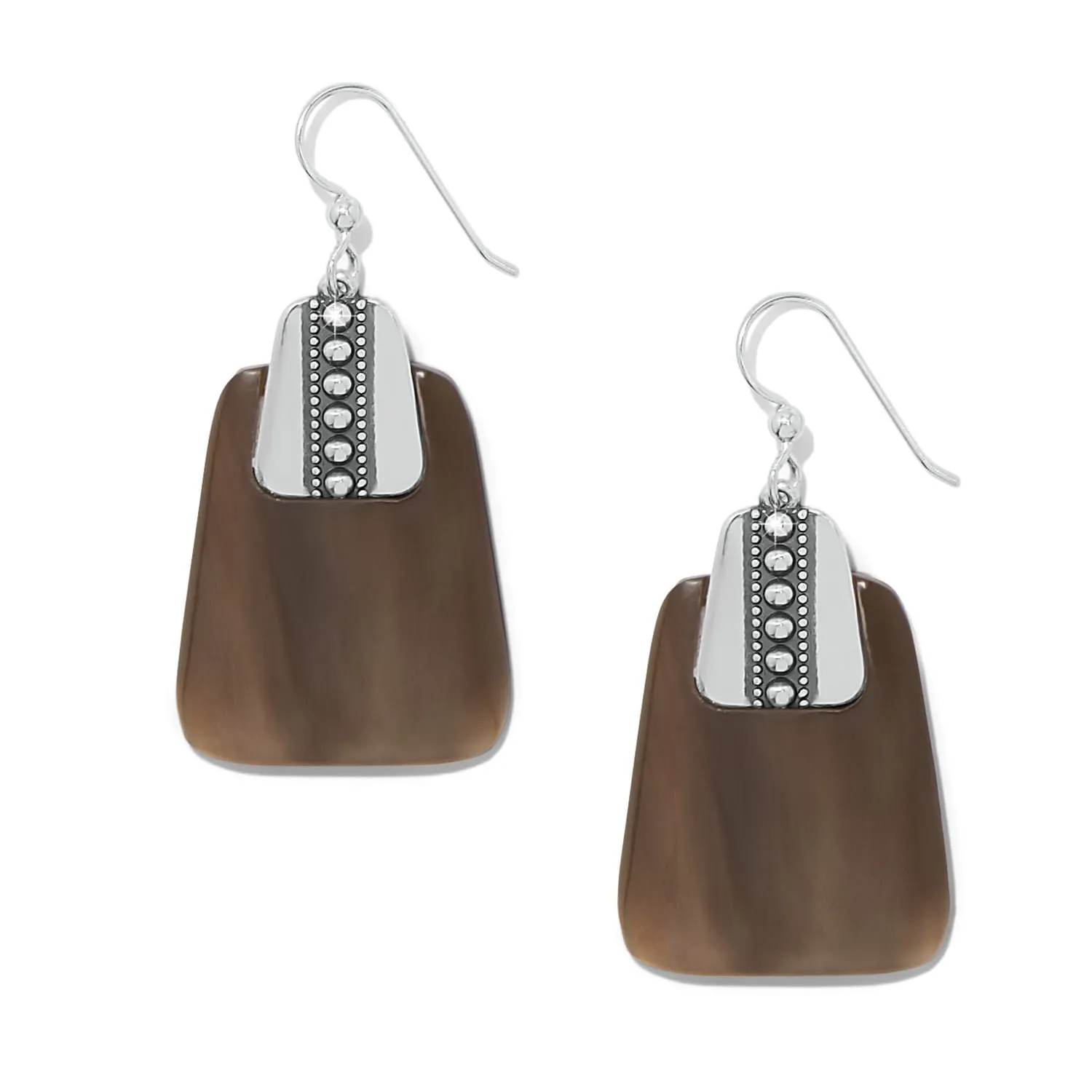 Pretty Tough Geo Horn French Wire Earrings sold by Brighton