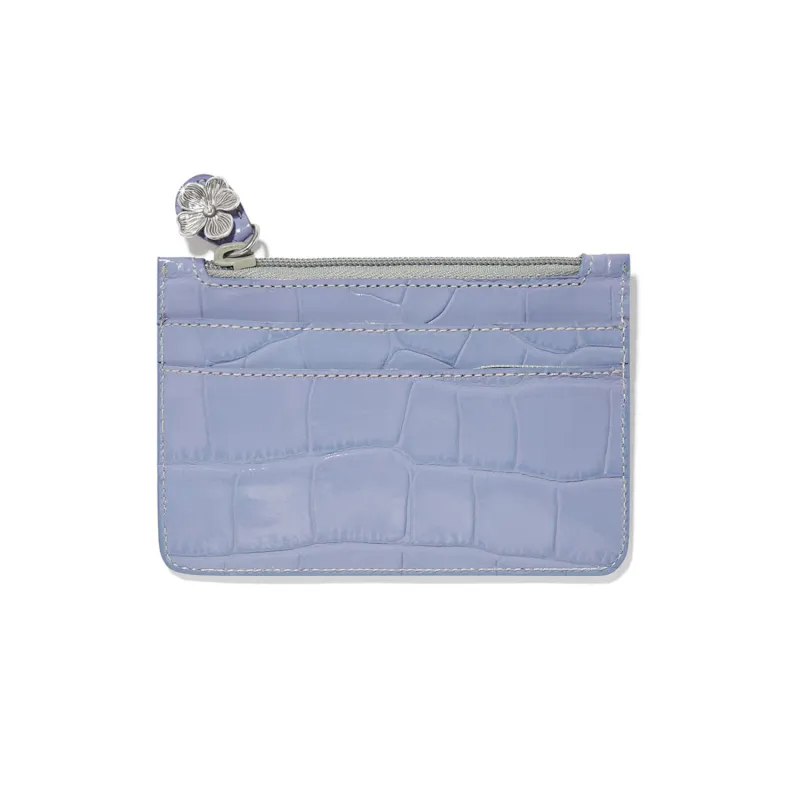 Everbloom Iris Card Coin Case made by Brighton