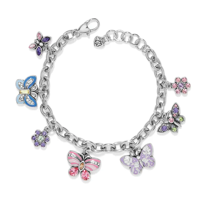 La Tulipe Butterfly Charm Bracelet made by Brighton