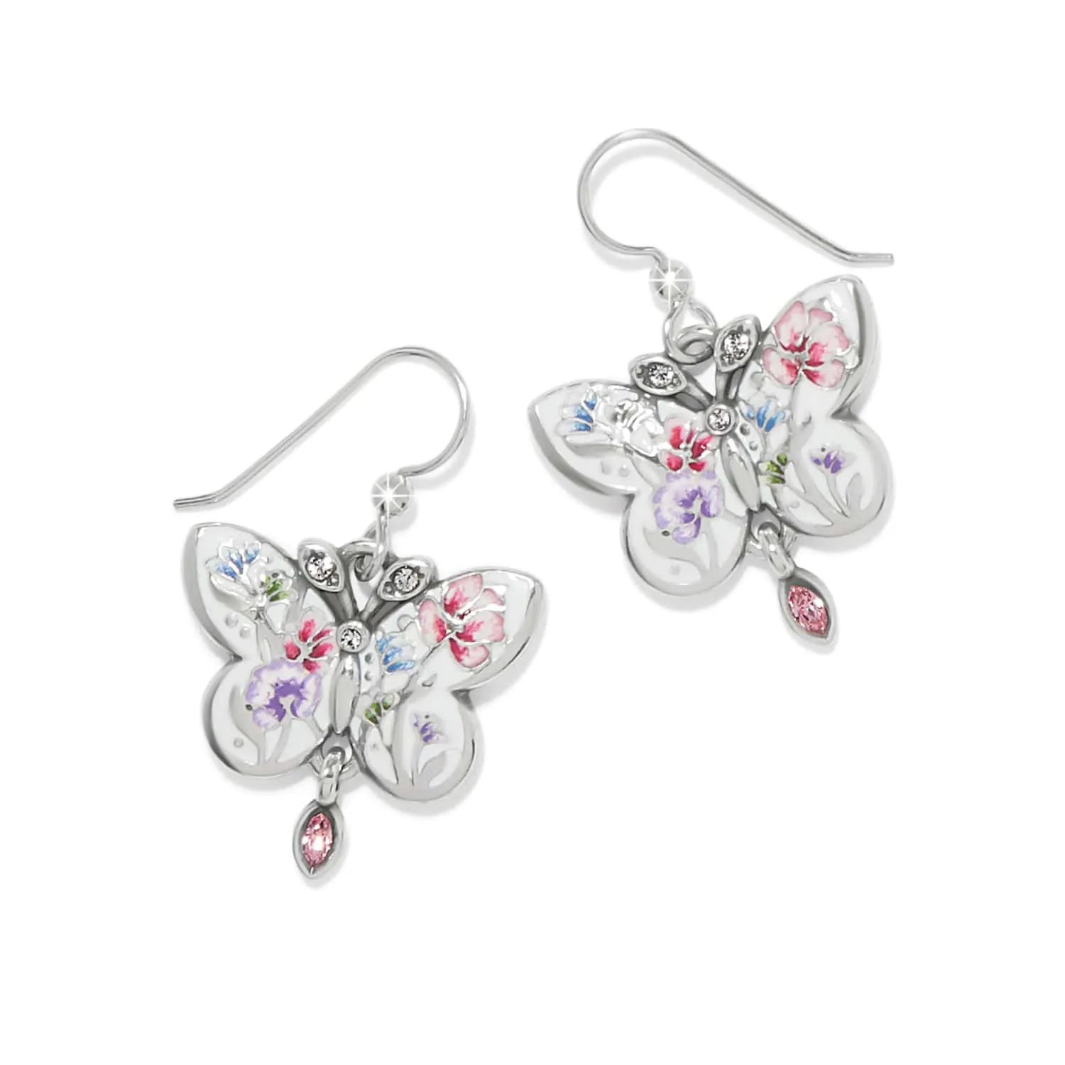 La Tulipe Butterfly French Wire Earrings sold by Brighton