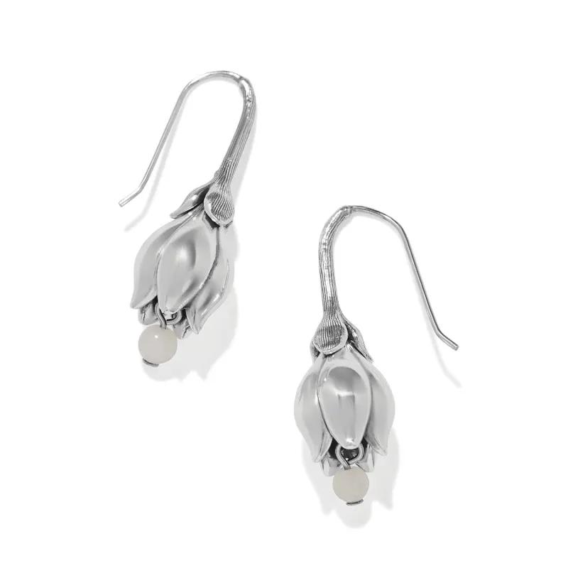 La Tulipe Petal French Wire Earrings made by Brighton