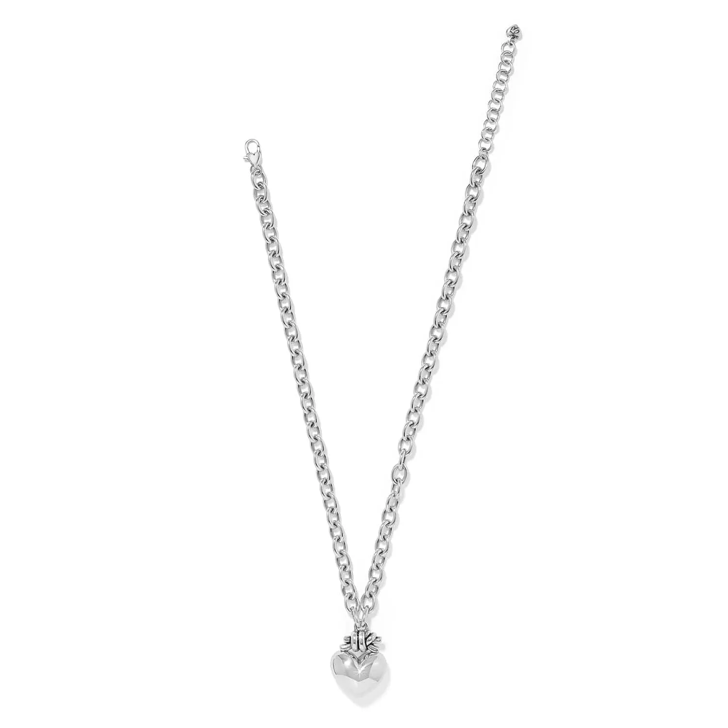 Interlok Lazo Knot Large Heart Necklace sold by Brighton product image thumbnail 2