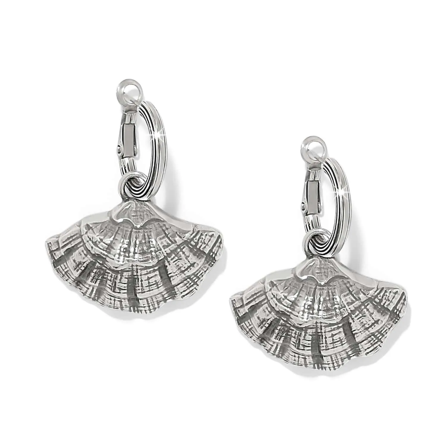 Lunar Tide Charm Hoop Earrings sold by Brighton