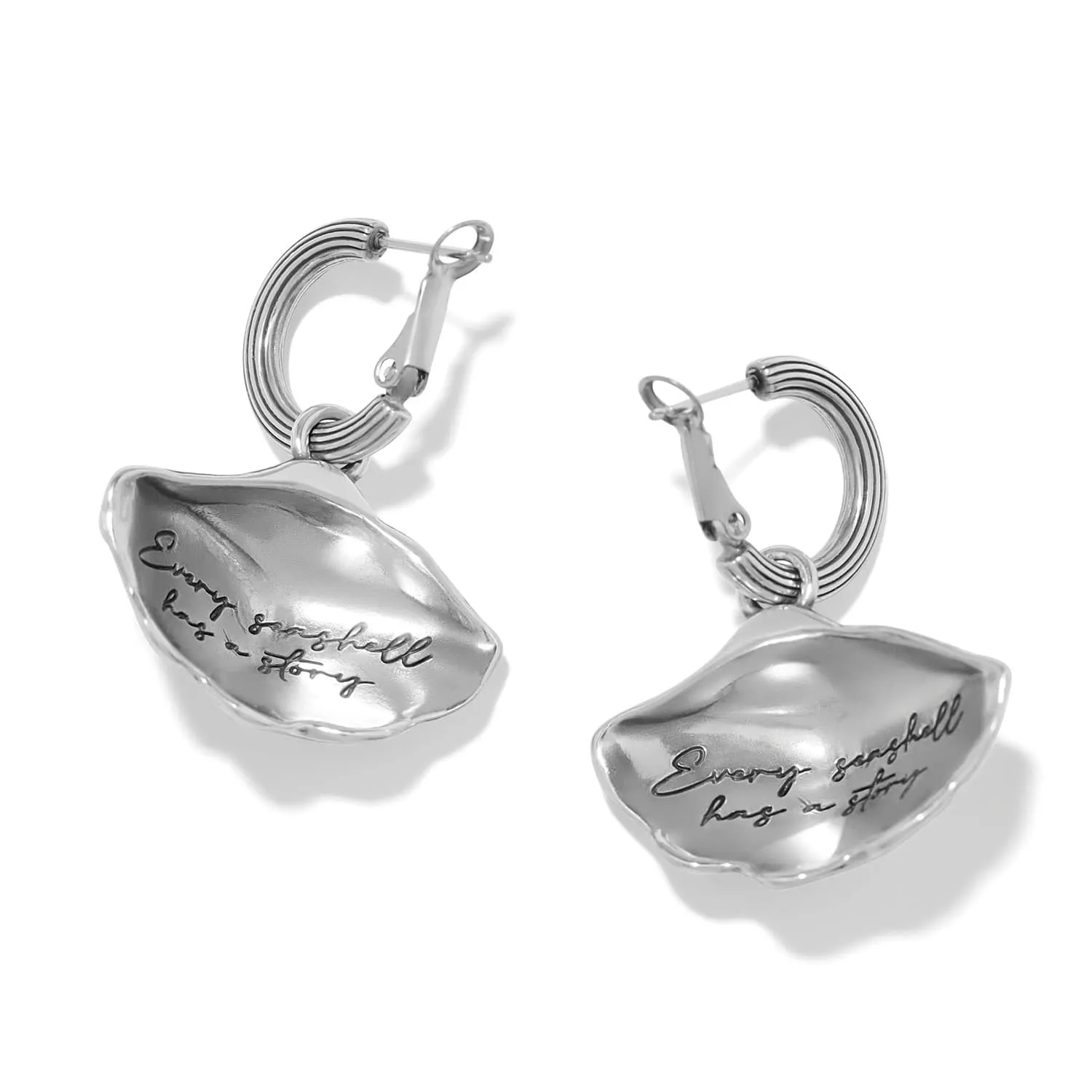 Lunar Tide Charm Hoop Earrings sold by Brighton product image thumbnail 2