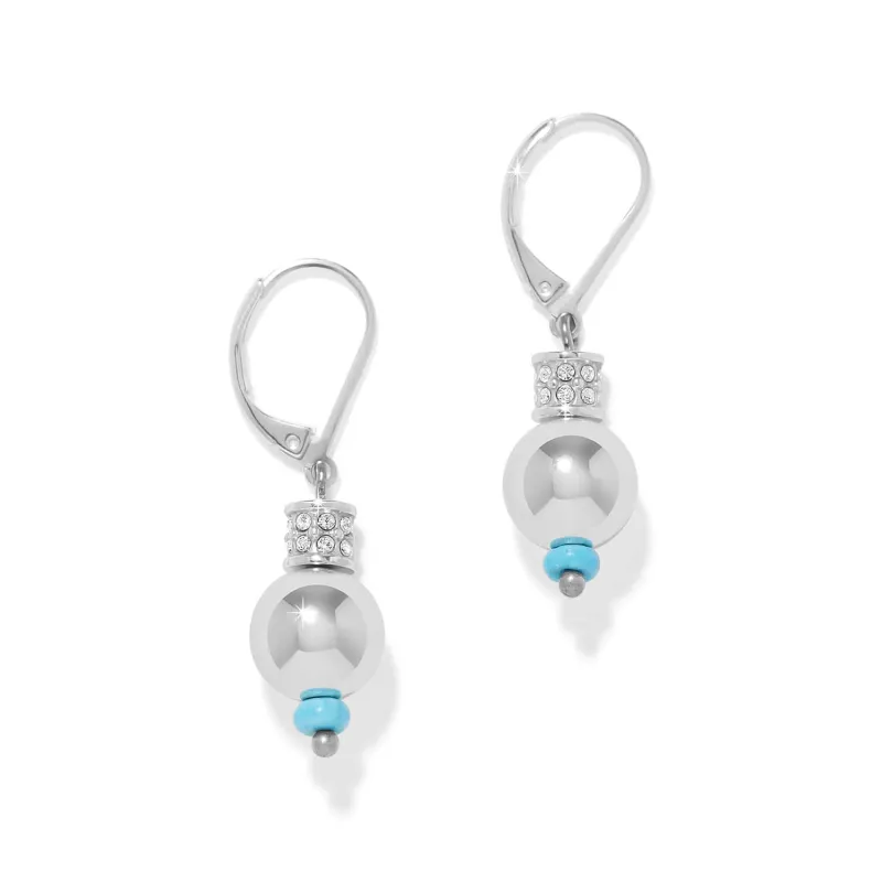 Meridian Petite Sphere Leverback Earrings made by Brighton