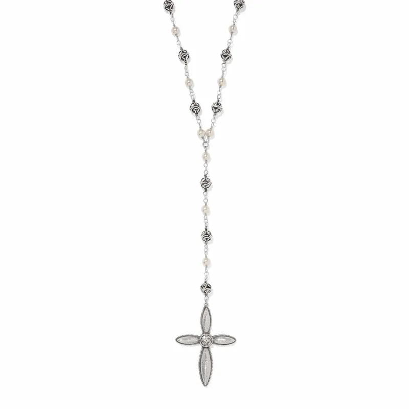 Ferrara Lacrima Rosary Necklace made by Brighton