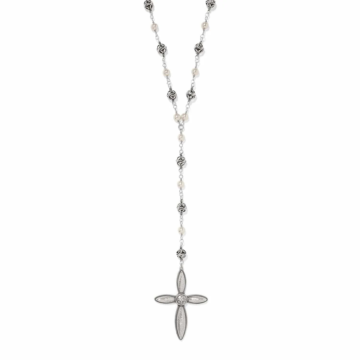 Ferrara Lacrima Rosary Necklace sold by Brighton