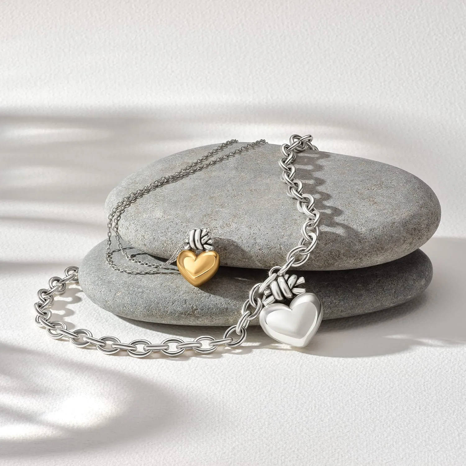 Interlok Love Knot Large Heart Necklace sold by Brighton product image thumbnail 4