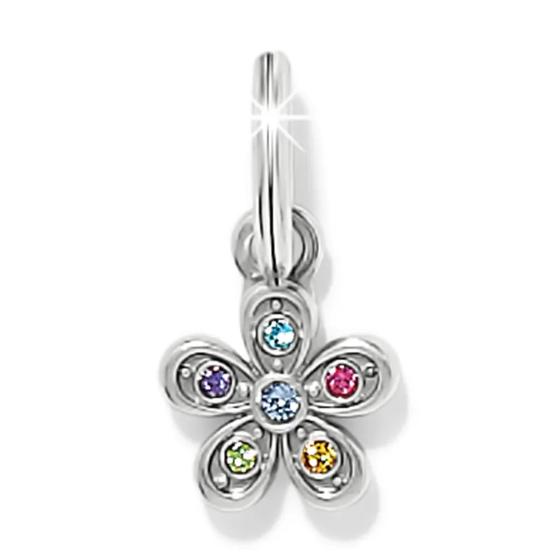 Enchanting Gem Flower Charm made by Brighton