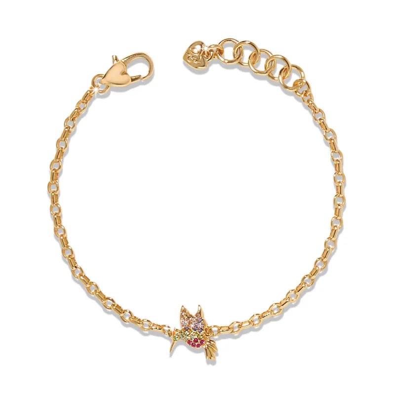 Enchanting Gem Hummingbird Bracelet made by Brighton