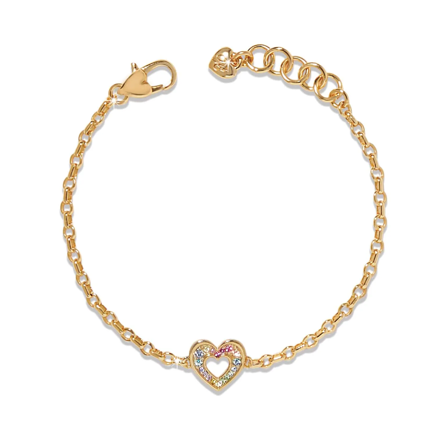 Enchanting Gem Heart Bracelet sold by Brighton