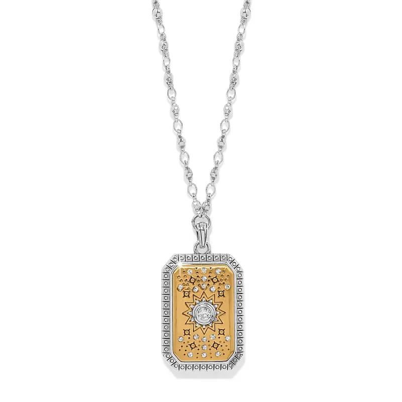 Mosaic Nova Tag Necklace made by Brighton
