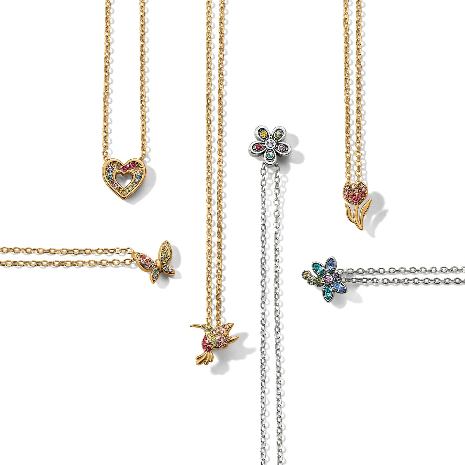 Enchanting Gem Heart Necklace sold by Brighton product image thumbnail 4