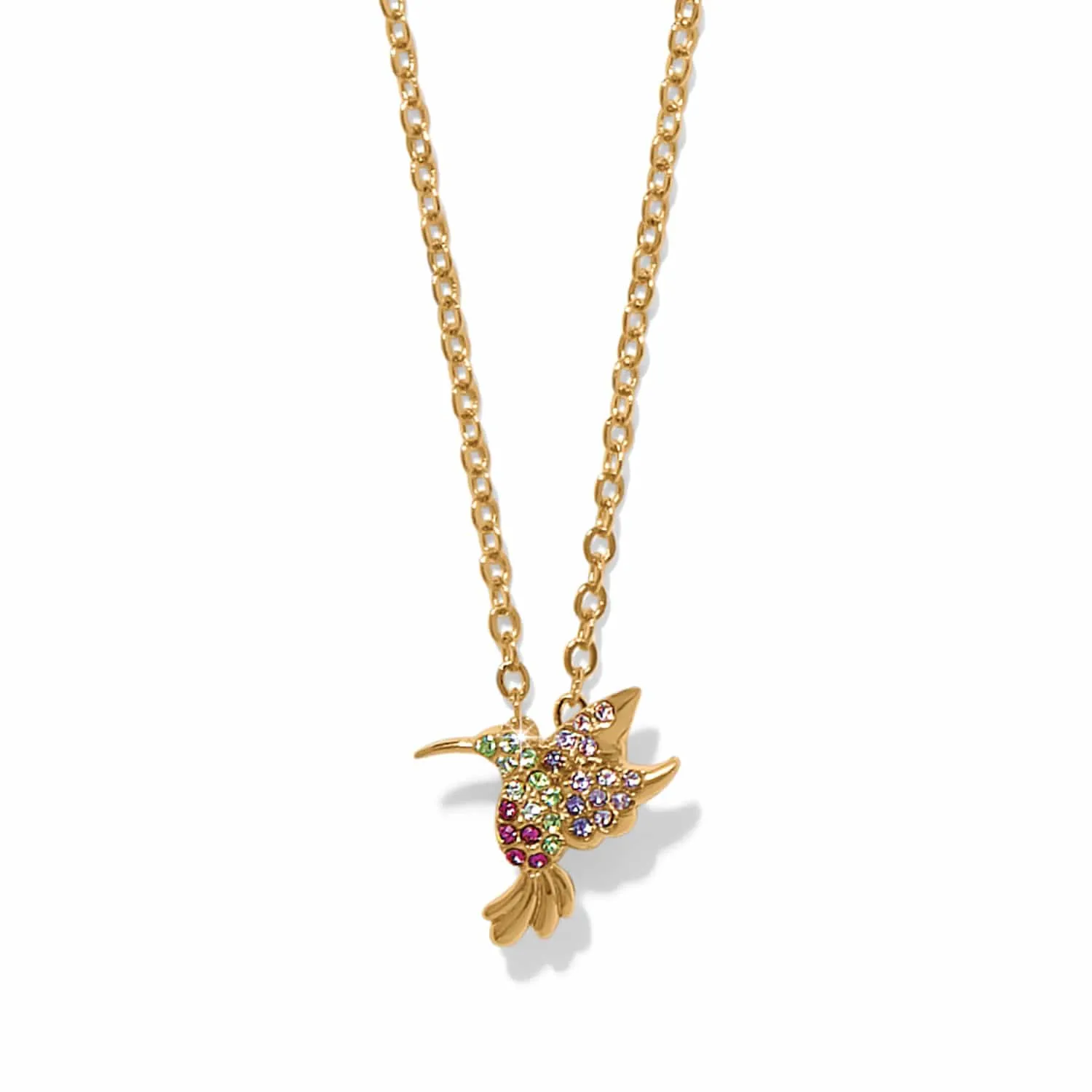Enchanting Gem Hummingbird Necklace sold by Brighton