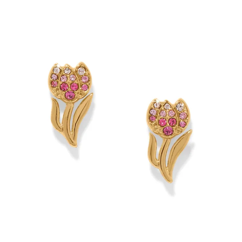 Enchanting Gem Tulip Earrings made by Brighton