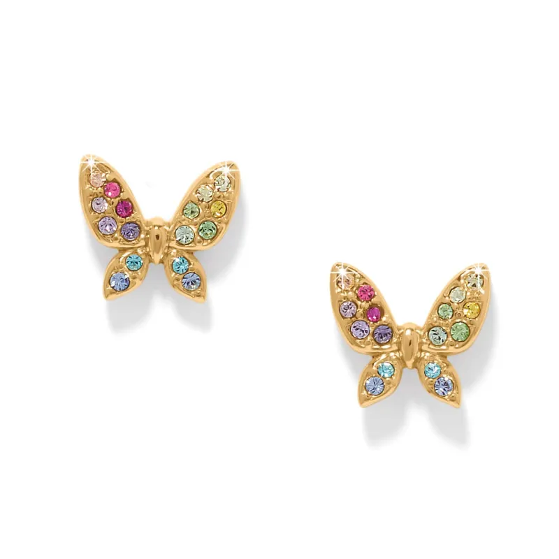 Enchanting Gem Butterfly Earrings made by Brighton