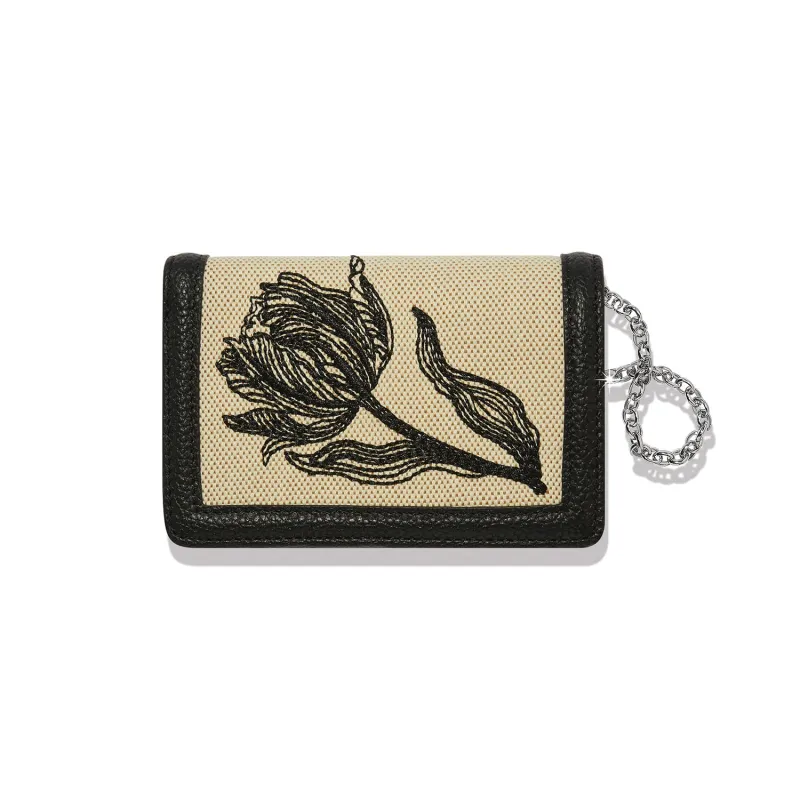 La Tulipe Noir Medium Wallet made by Brighton