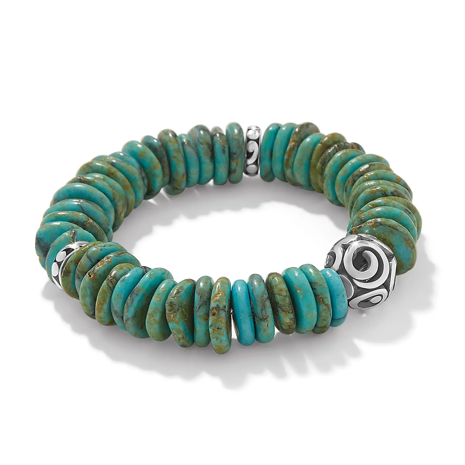 Contempo Sonora Verde Blue Stretch Bracelet sold by Brighton product image thumbnail 2