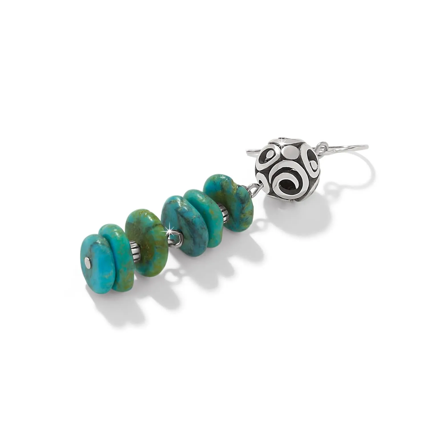 Contempo Sonora Verde Blue French Wire Earrings sold by Brighton product image thumbnail 2