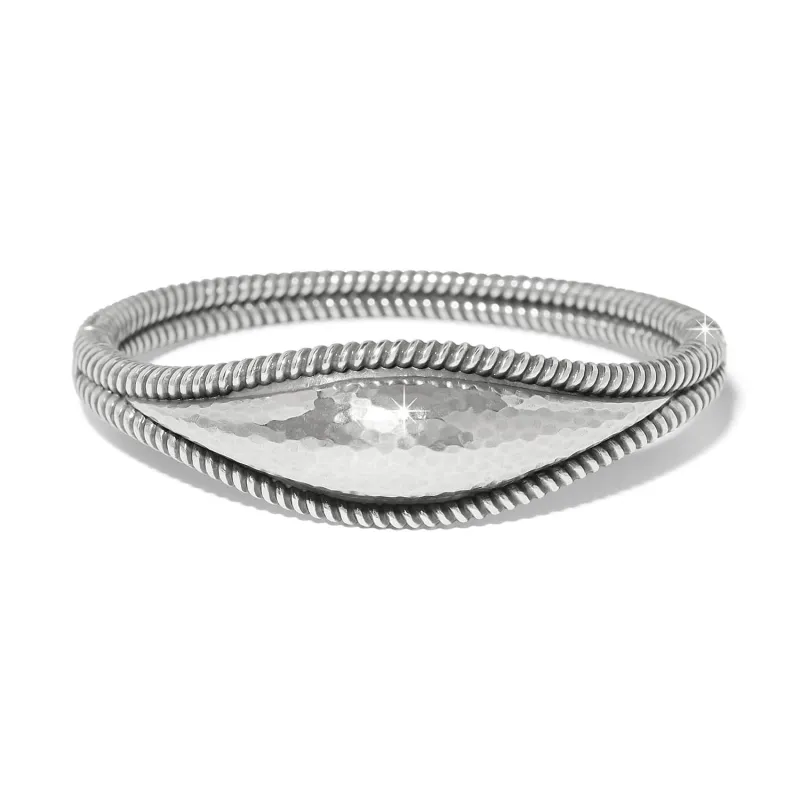Ferrara Lacrima Hinged Bracelet made by Brighton