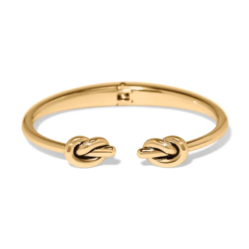 Interlok Single Knot Open Hinge Bangle made by Brighton