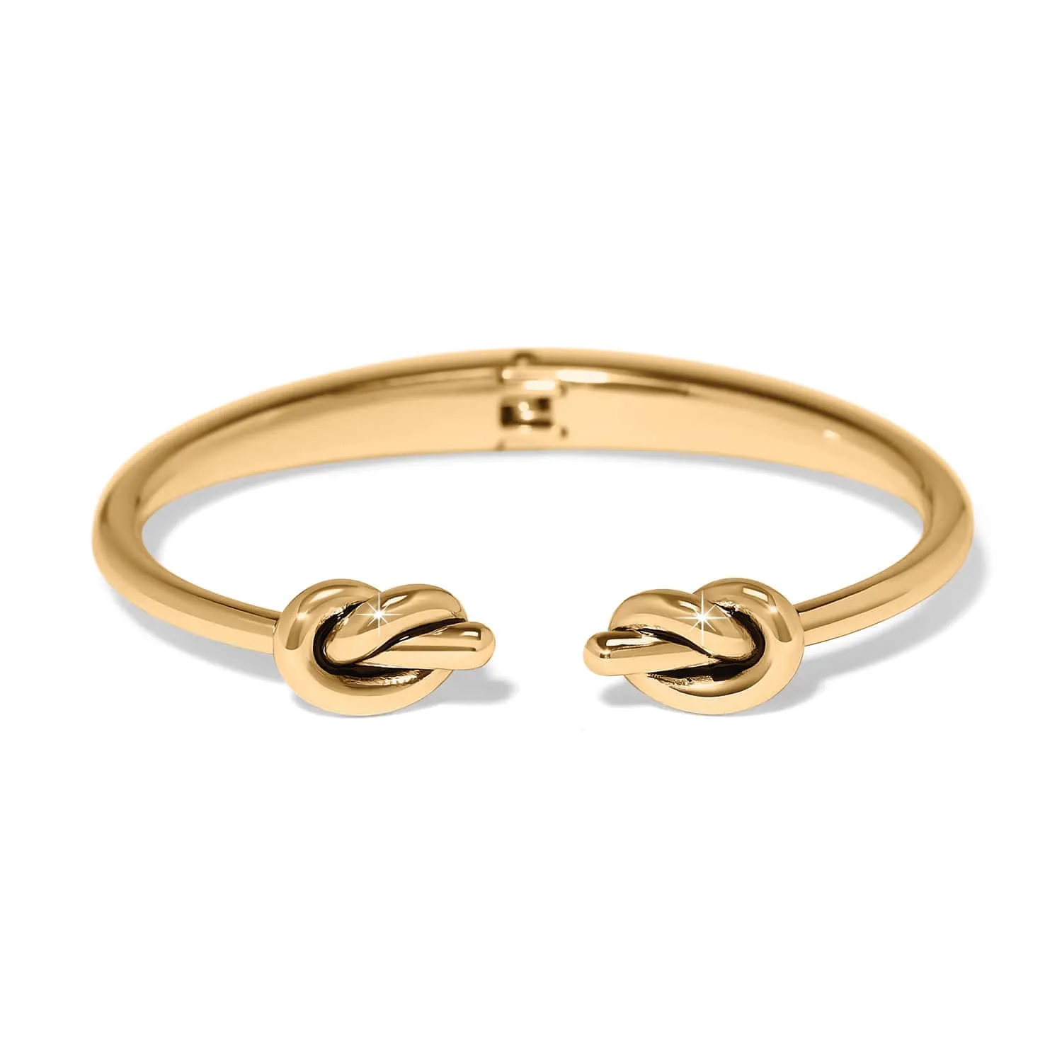 Interlok Single Knot Open Hinge Bangle sold by Brighton