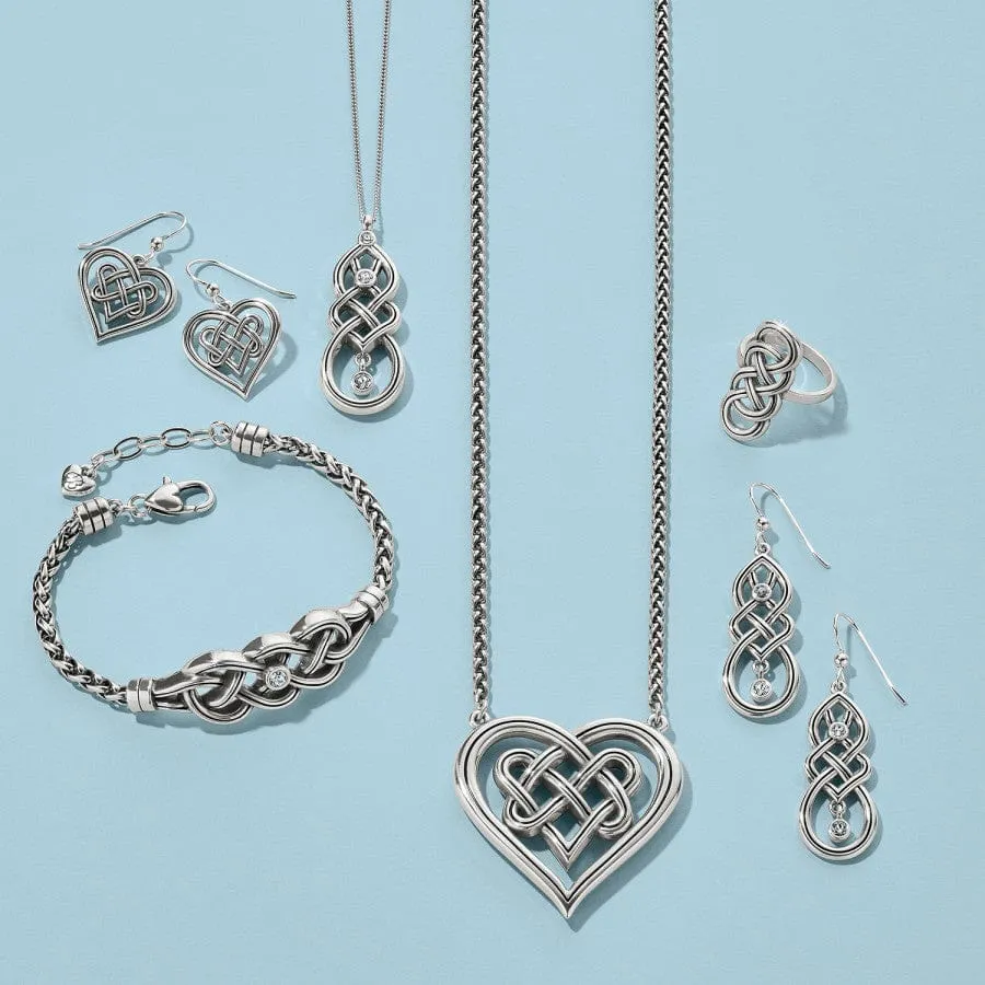 Interlok Crossing Hearts Necklace sold by Brighton product image thumbnail 3