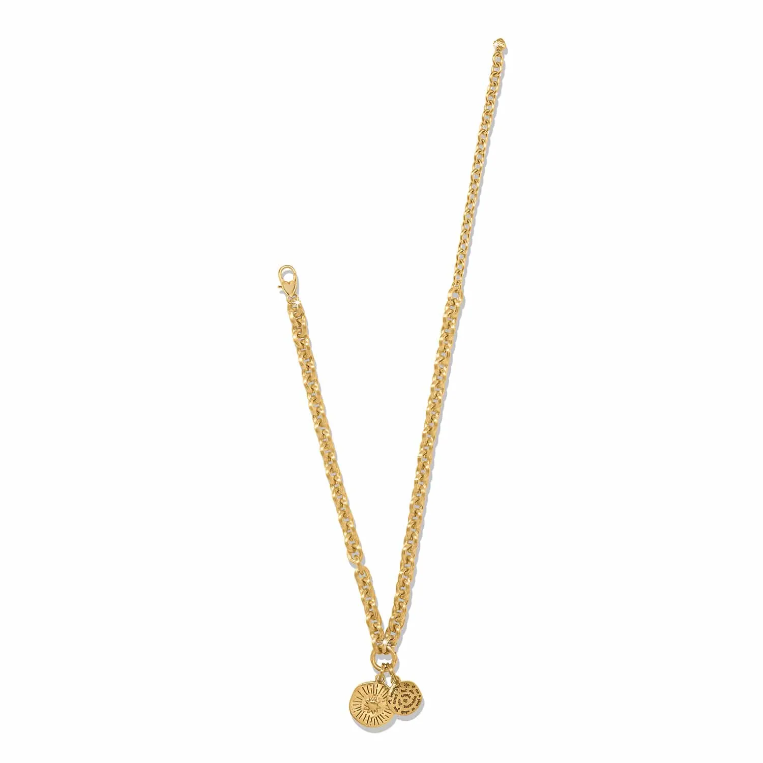 Token Lavish Link Round Charm Necklace sold by Brighton product image thumbnail 3