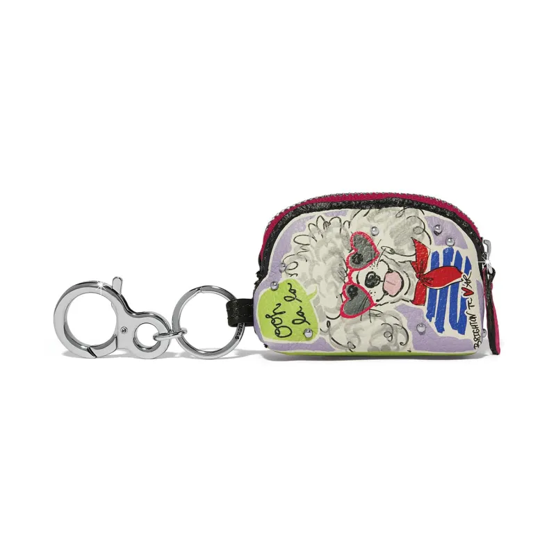Fashionista Wanderlust Coin Purse Charm Handbag Fob made by Brighton