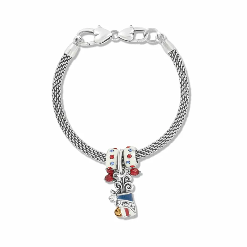 Firecracker Glam Charm Bracelet made by Brighton