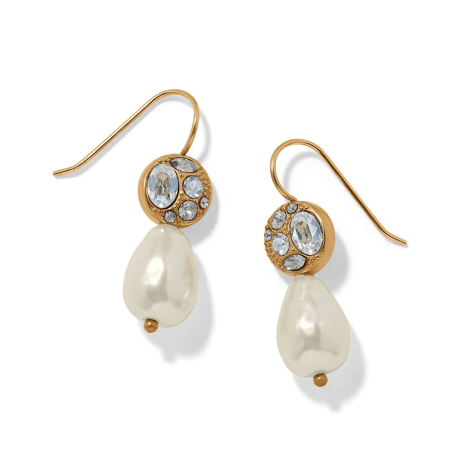 Trust Your Journey Petite Pearl French Wire Earrings sold by Brighton