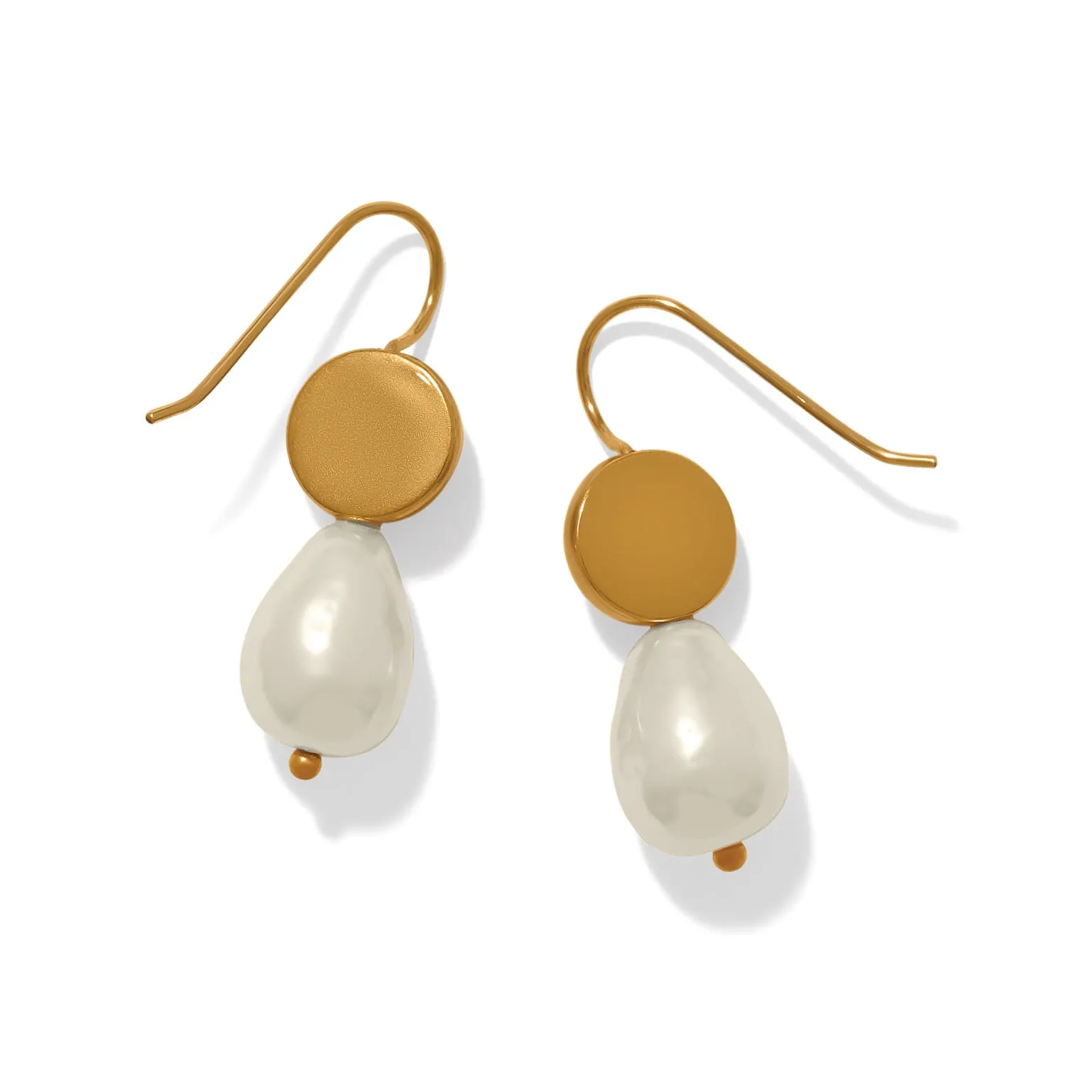 Trust Your Journey Petite Pearl French Wire Earrings sold by Brighton product image thumbnail 2