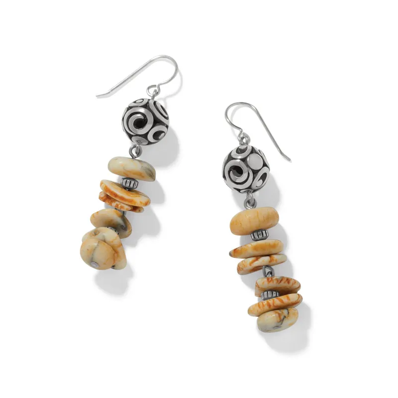 Contempo Sonora Dorado French Wire Earrings made by Brighton
