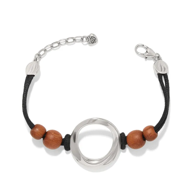 Cascade Rio Wood Ring Bracelet made by Brighton