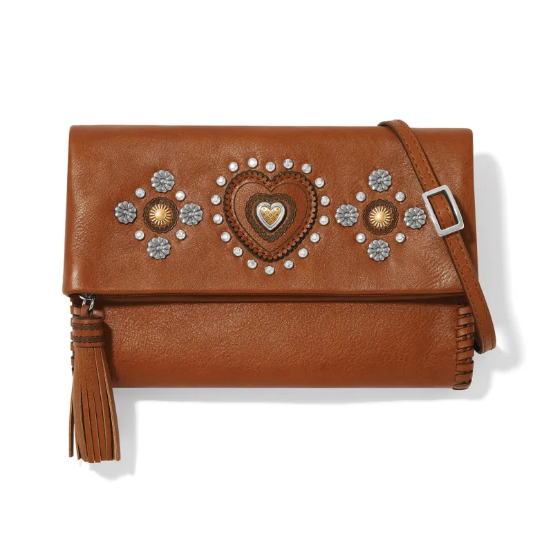 Mosaic Heart Clutch made by Brighton