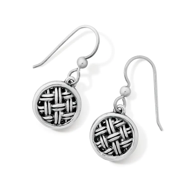 Interlok Loom French Wire Earrings sold by Brighton
