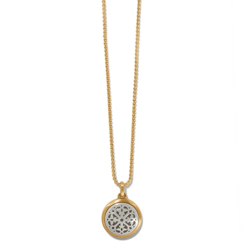 Ferrara Two Tone Luce Short Necklace sold by Brighton